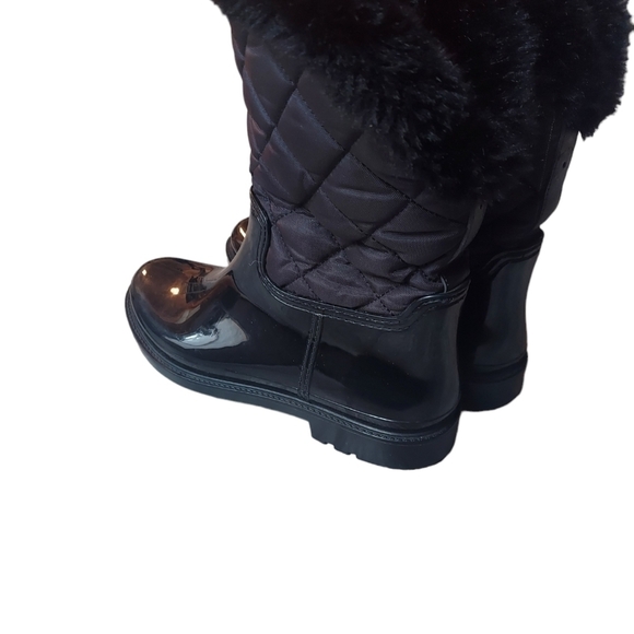 10 Kate Spade black furry boots - Picture 3 of 9